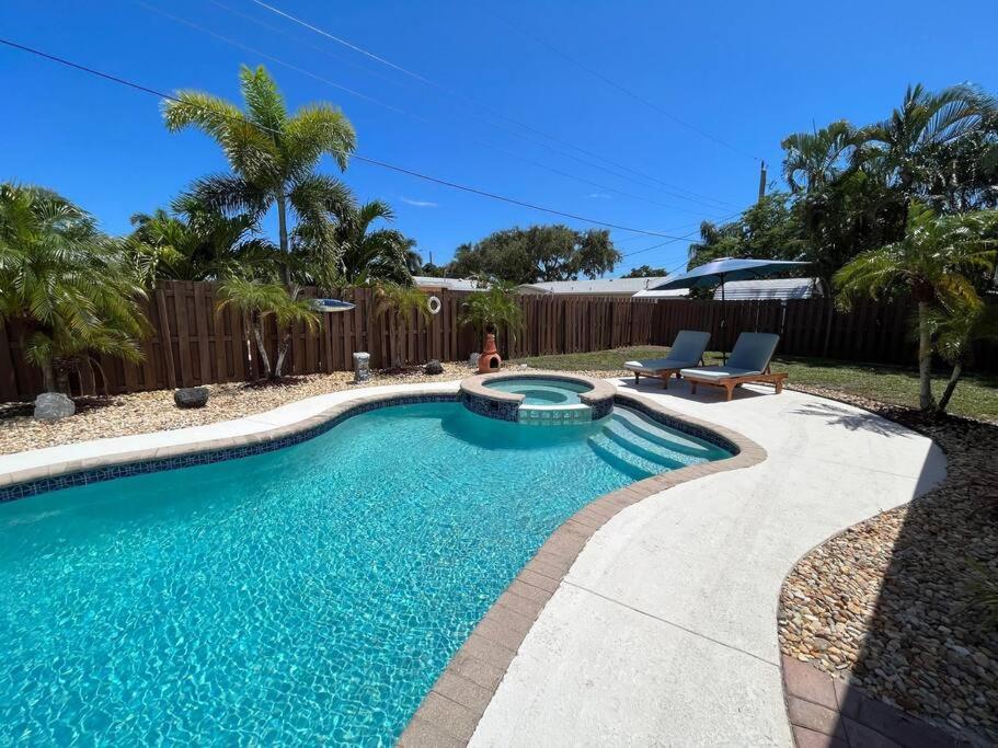 Paradise 4 Min To The Beach With Private Heated Pool Deerfield Beach Εξωτερικό φωτογραφία